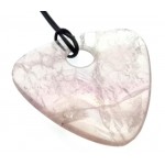 Pale Amethyst Smooth Triangle Pendant